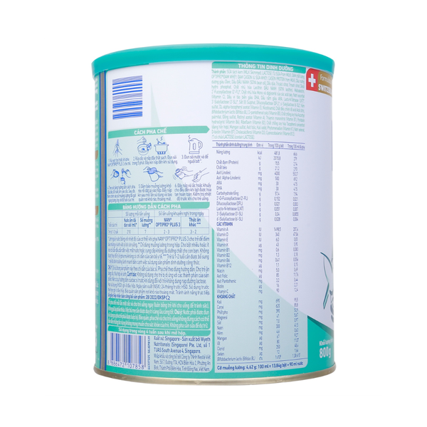Sữa Nan Optipro Plus số 3 (800g) cho bé từ 1-2 tuổi