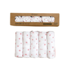 Khăn sữa xô sợi tre lụa Hrnee (set 5)