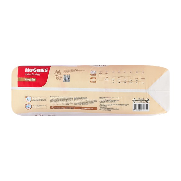 Tã Huggies Quần Skin Perfect XL-52+6 (12 - 17 Kg)