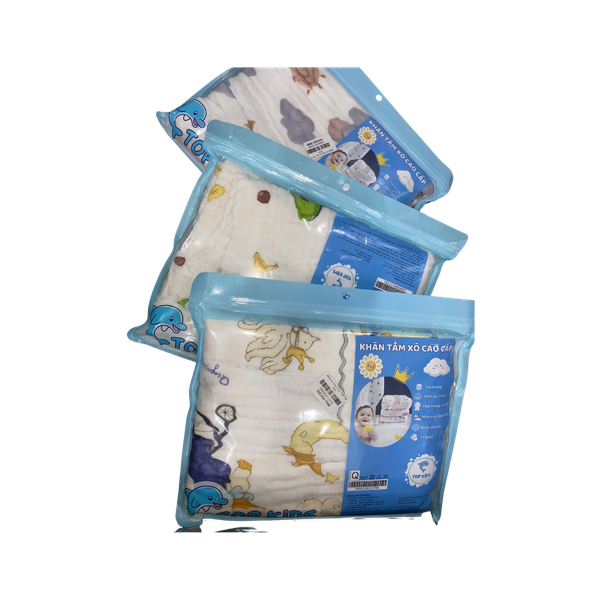 Khăn xô nhăn 6 lớp 110*110
