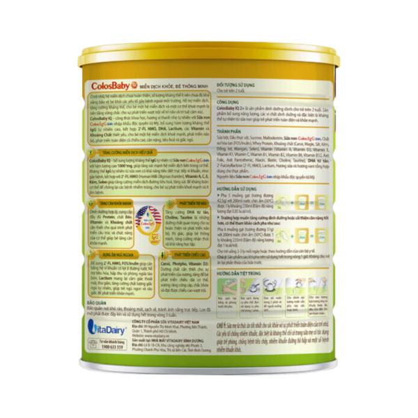 Sữa ColosBaby IQ 2+ (800g) cho bé trên 2 tuổi
