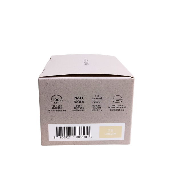 Ty giả Silicone nguyên khối Mother-K kèm hộp đựng 0m+ be