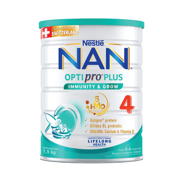 Sữa Nan Optipro Plus số 4 (1,5 kg) cho bé từ 2-6 tuổi