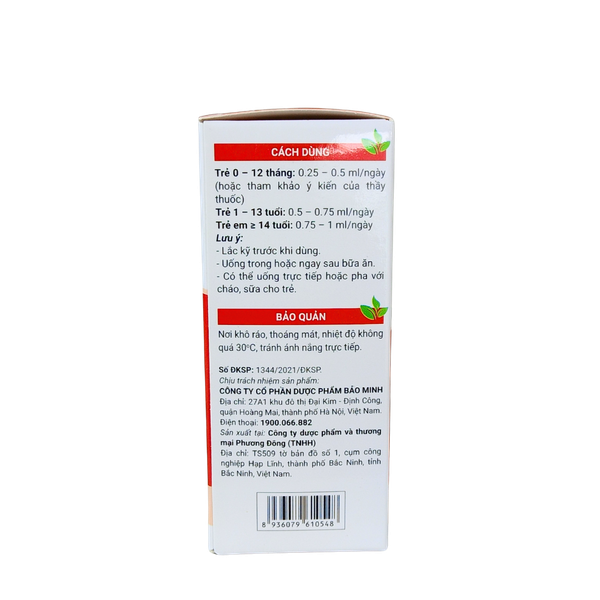 Sắt Safori Avisure drop 20ml (bé đủ máu, tăng đề kháng)