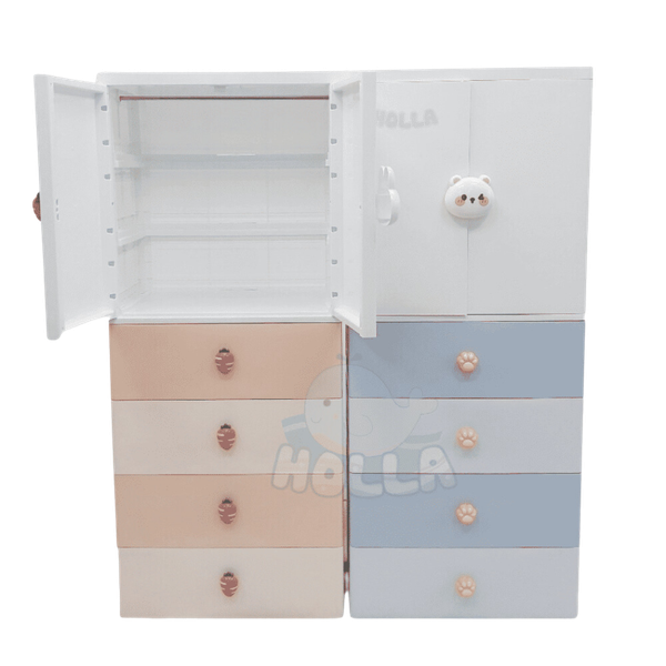 Tủ 5 tầng Holla gấu xanh HL-09214