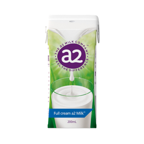 Sữa tươi a2 nguyên kem (200ml) (thùng 24 hộp, bán lẻ hộp)