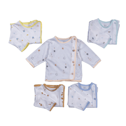 Áo sơ sinh tay dài bác sỹ Taco (họa tiết)