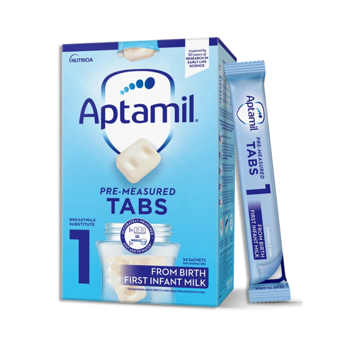 Sữa Aptamil Anh thanh số 1 cho bé 0-6 tháng tuổi (hộp 24 thanh)