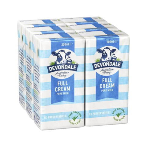Sữa tươi Devondale (bán theo lốc 6 hộp, thùng 4 lốc)