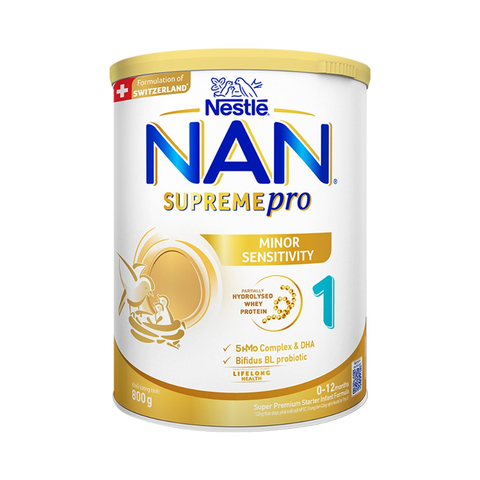 Sữa Nan Supreme Pro số 1 (800g) cho bé từ 0-12 tháng tuổi