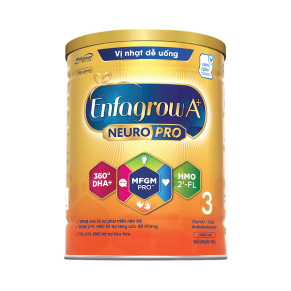 Sữa Enfagrow A+ NeuroPro số 3 (830g) cho bé từ 1-3 tuổi