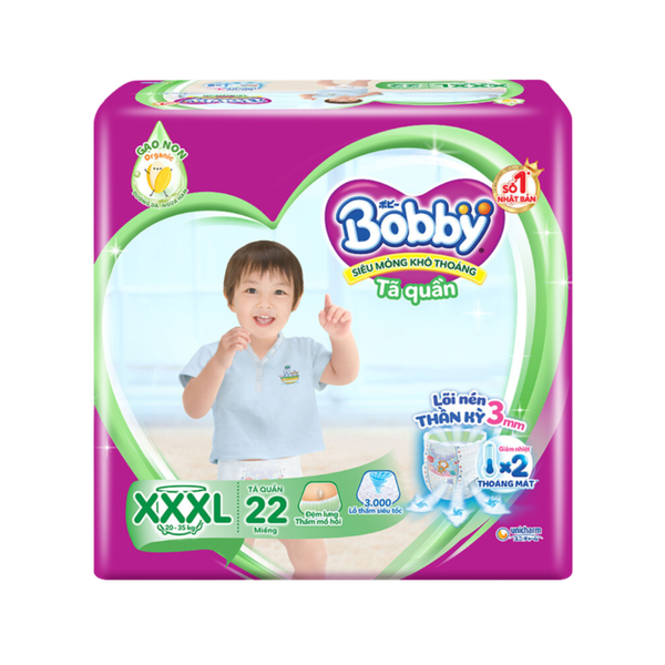 Tã Bobby quần XXXL-22 (20 - 35 kg)