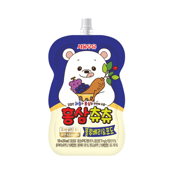 Nước Hồng sâm Chu Chu vị Việt quất & Nho