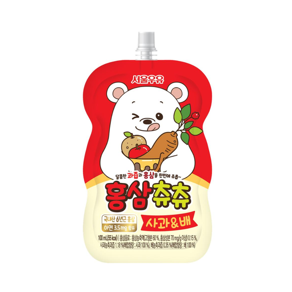 Nước Hồng sâm Chu Chu vị Táo & Lê