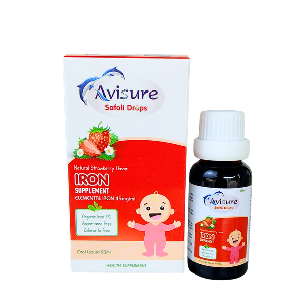 Sắt Safori Avisure drop 20ml (bé đủ máu, tăng đề kháng)