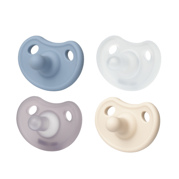 Ty giả Silicone nguyên khối Mother-K kèm hộp đựng 0m+ trắng