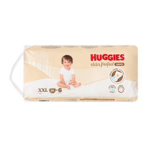Tã Huggies Quần Skin Perfect XXL-48+6 (> 15 Kg)