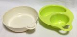 Set khay ăn 3 món Inox hình ô tô cho bé Royalcare màu xanh