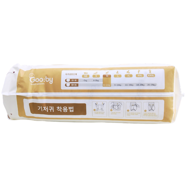 Tã Gooby Extra Ngày Quần M-54 (6 - 11 kg)
