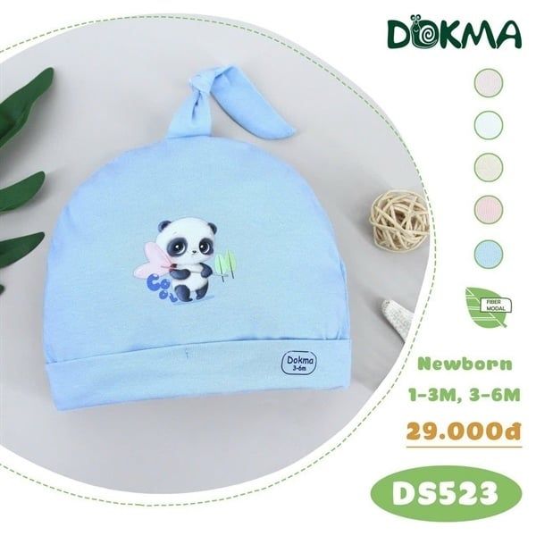 Mũ bo sơ sinh túm chóp Dokma DS523