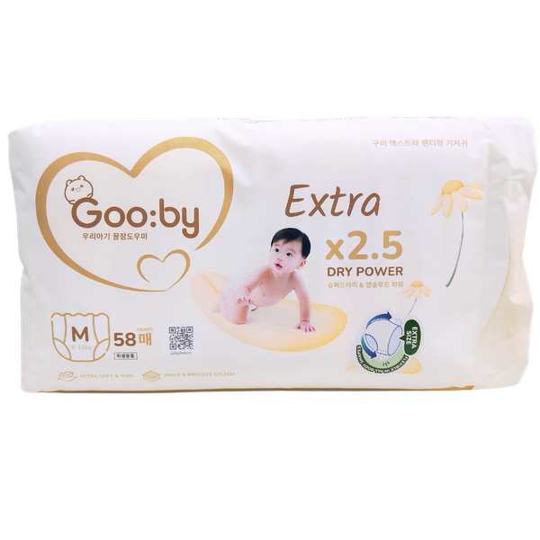 Tã Gooby Extra Ngày Quần M-54 (6 - 11 kg)
