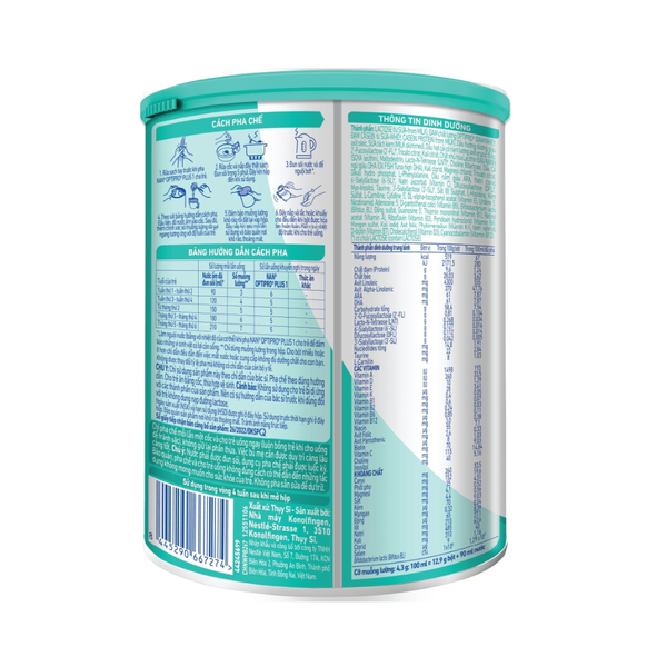 Sữa Nan Optipro Plus số 1 (800g) cho bé từ 0-6 tháng tuổi