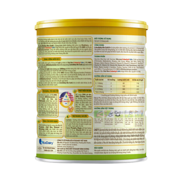Sữa ColosBaby Bio 0+ (800g) cho bé từ 0-12 tháng tuổi