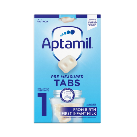 Sữa Aptamil Anh thanh số 1 cho bé 0-6 tháng tuổi (hộp 24 thanh)