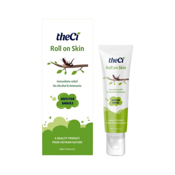 Lăn bôi vết muỗi và côn trùng đốt Theci 8ml