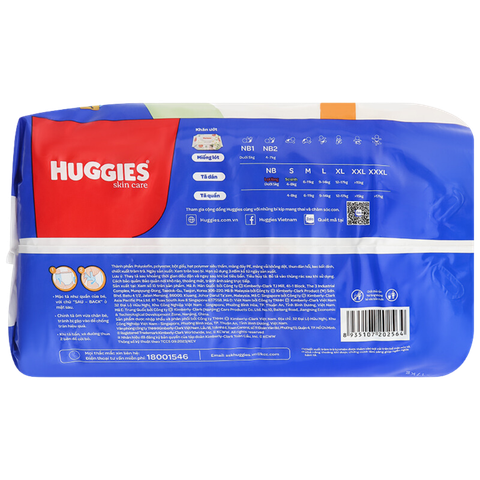 Tã Huggies Quần Skin care XXXL-22+6 (> 17 Kg)