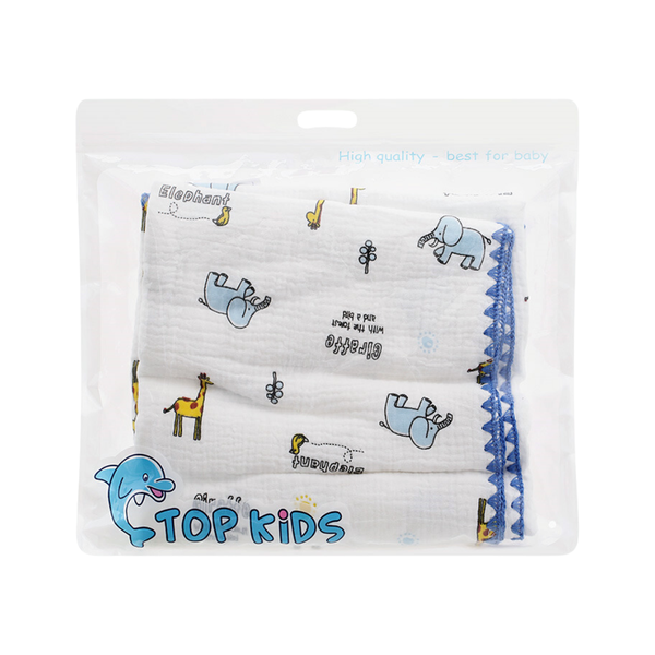 Khăn lụa sợi tre Top kids 110x110cm (có thể dùng làm chăn đắp)