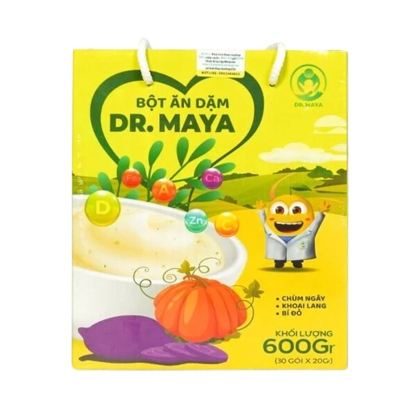 Bột ăn dặm Dr. Maya 3 vị rau củ 300g (15 gói)