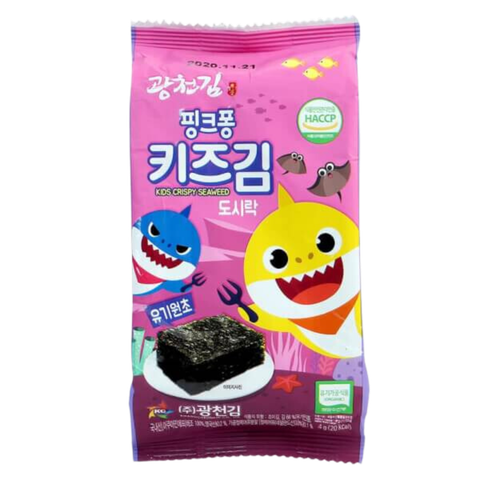 Rong biển Organic Pink Fong (set 3 bịch)