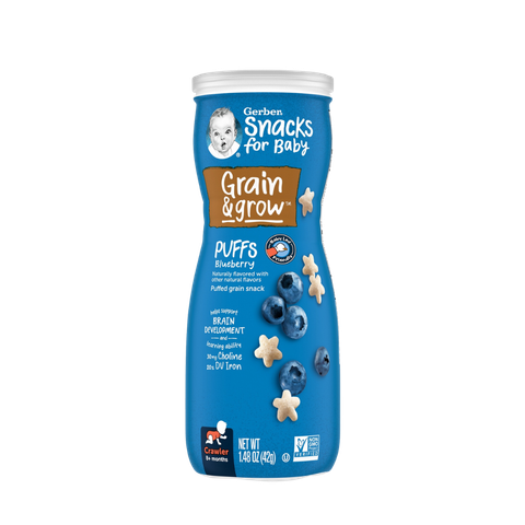 Bánh ăn dặm Gerber việt quất (nội địa Mỹ)