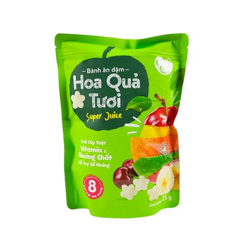 Bánh ăn dặm Mămmy hoa quả tươi