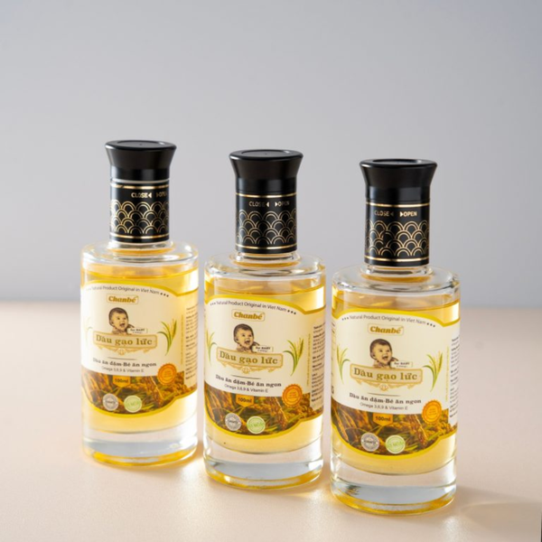 Dầu gạo lứt ăn dặm Chan Bé 100ml