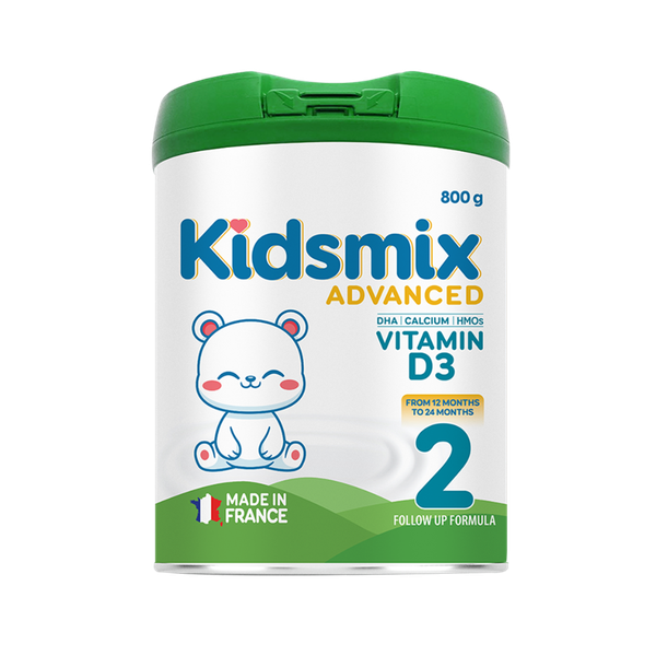 Sữa Kidsmix Advanced số 2 (800g) cho bé từ 12-24 tháng tuổi
