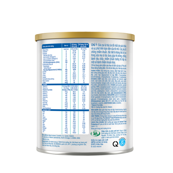 Sữa Similac Total Protection 0+ (380g) cho bé từ 0-12 tháng tuổi