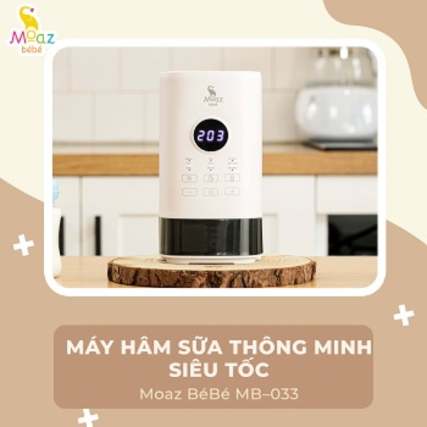 Máy hâm sữa thông minh siêu tốc Moaz Bebe MB-033