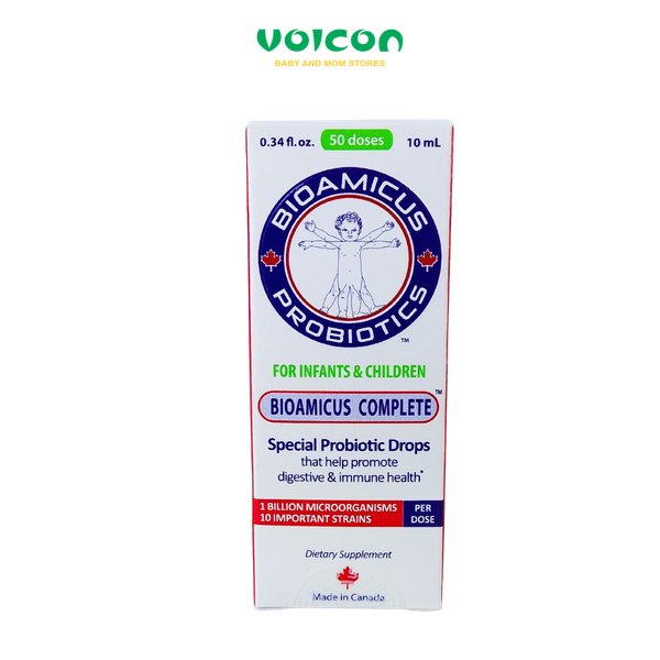 Men vi sinh BioAmicus Complete (bổ sung 10 chủng lợi khuẩn)