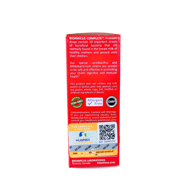 Men vi sinh BioAmicus Complete (bổ sung 10 chủng lợi khuẩn)
