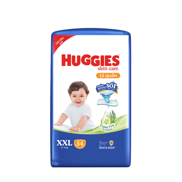 Tã Huggies Quần Skin care XXL-54 (15 - 19 Kg)