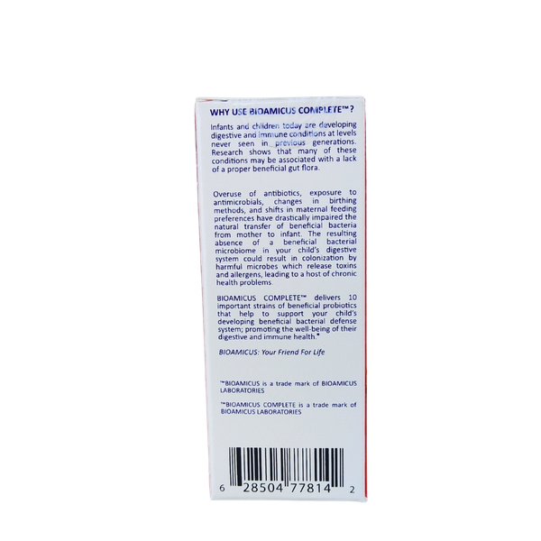 Men vi sinh BioAmicus Complete (bổ sung 10 chủng lợi khuẩn)