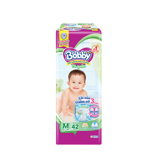 Tã Bobby Quần M-42  (6 - 11 kg)