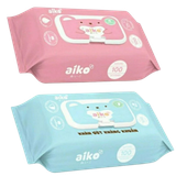 Khăn ướt kháng khuẩn Aiko 100 tờ