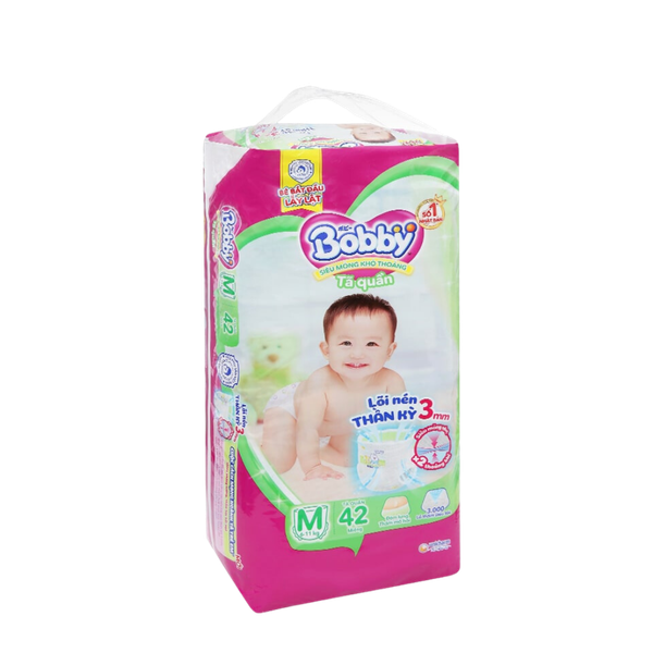 Tã Bobby Quần M-42  (6 - 11 kg)