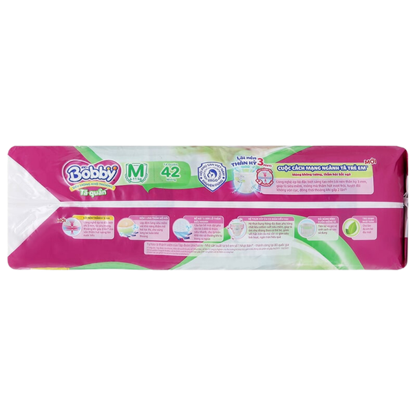 Tã Bobby Quần M-42  (6 - 11 kg)