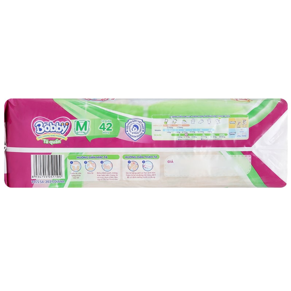 Tã Bobby Quần M-42  (6 - 11 kg)