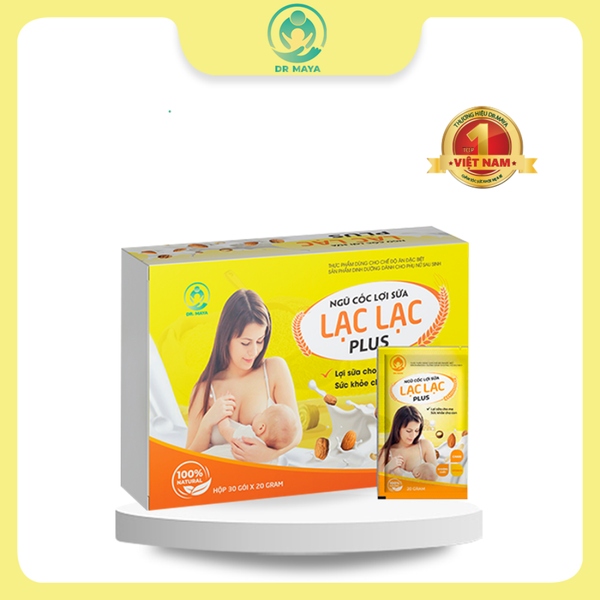 Ngũ cốc lợi sữa Lạc Lạc Plus Dr. Maya 30 gói
