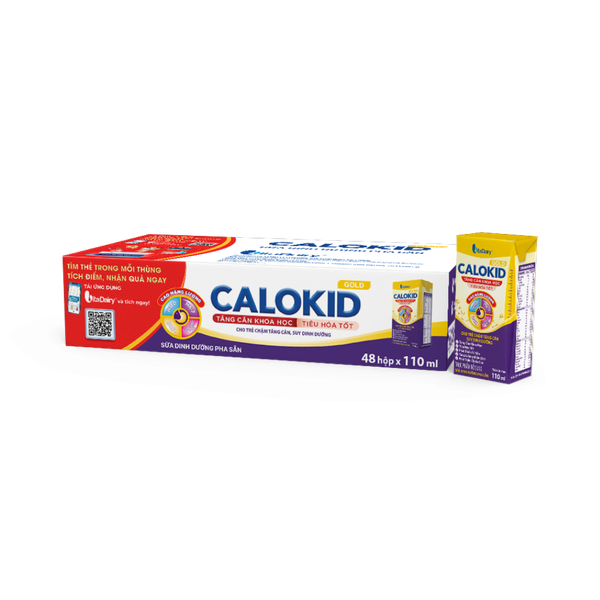 Sữa BPS Calokid Gold 110mL cho bé trên 1 tuổi (lốc 4 hộp)